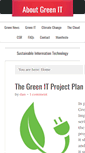 Mobile Screenshot of aboutgreenit.co.uk