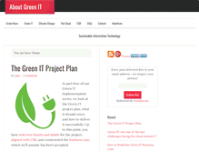 Tablet Screenshot of aboutgreenit.co.uk